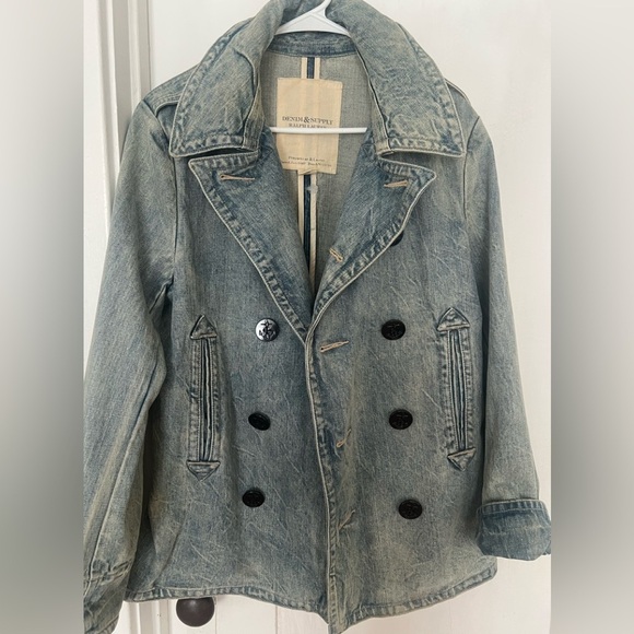 Denim & Supply Ralph Lauren Jackets & Blazers - Denim & Supply Ralph Lauren classic denim peacoat. Size SMALL Unisex.
